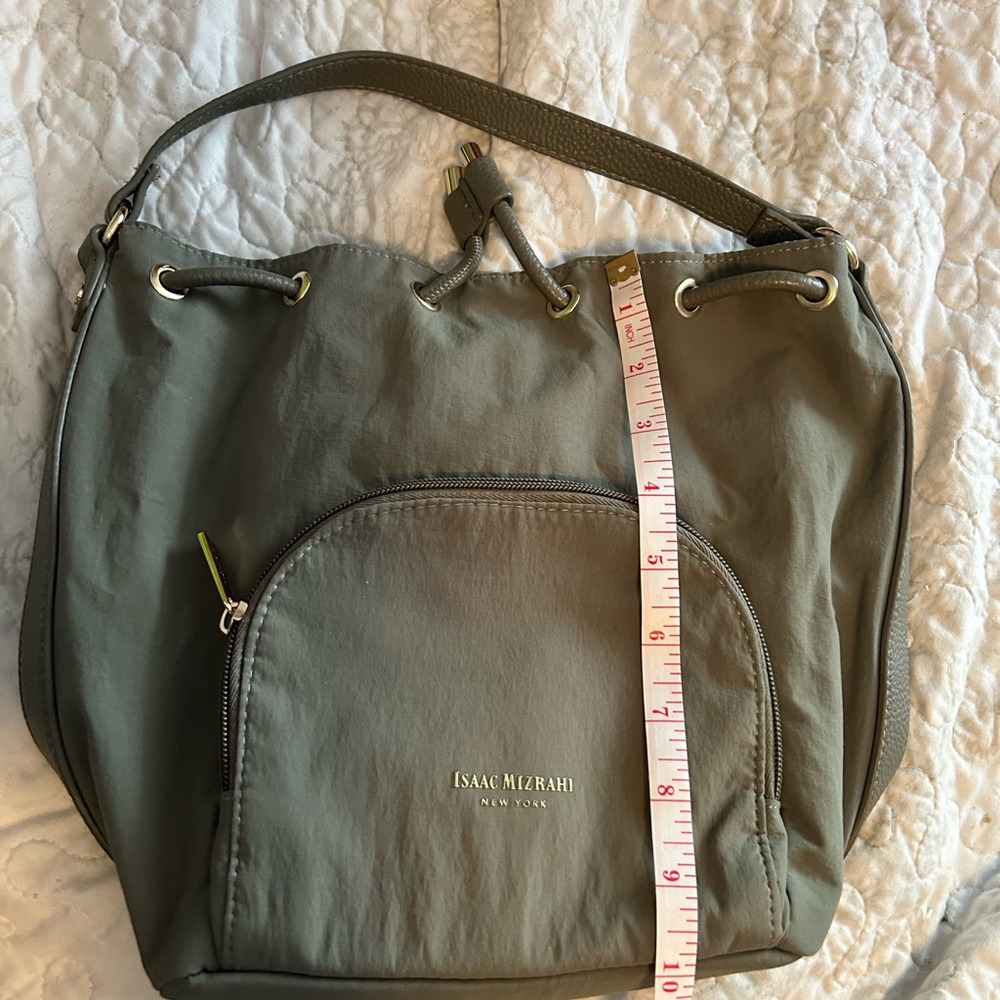Isaac Mizrahi Olive Shoulder Bag